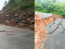 चिपळूण : परशुराम घाटात रस्त्याला गेलेत तडे, ‘हे’ तीन मार्ग वाहतुकीसाठी बंद