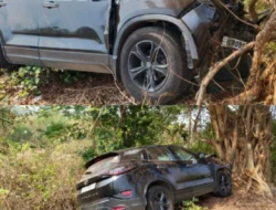 राजापूर : ओणी मार्गावर गाडीचा भीषण अपघात, महिलेचा जागीच मृत्यू