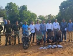 खेड : 4 किलो गांजा जप्त, तिघांना अटक