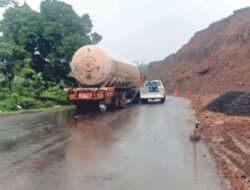 रत्नागिरी : गॅस टँकर पलटी झाल्याने कोल्हापूर- रत्नागिरी मार्ग सहा तासानंतर सुरू