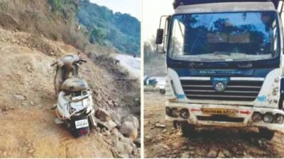 संगमेश्वर : कुरधुंडा येथे डंपरच्या धडकेत दुचाकीस्वार गंभीर जखमी