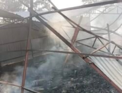 चिपळुण : प्लास्टिक भंगारला आग