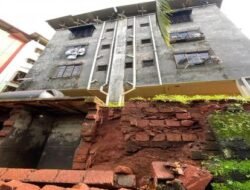 दापोली : कोळंबा आळी परिसराततील सेफ्टी टँकचा स्फोट तीन इमारतीला धोका