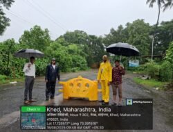 दापोली-खेड रस्ता बंद, मुसळधार पावसाचा कहर, रस्त्यावर पाणी, वाहतूक ठप्प