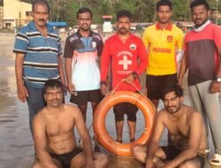 रत्नागिरी : गणपतीपुळे समुद्रात बुडणाऱ्या तीन तरुणांना वाचविण्यात यश