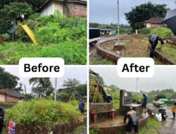 कोळथरे : सेवा पंधरवडा निमित्त भाजपा कोळथरे आयोजित बसस्टँड परिसरात स्वच्छता अभियान