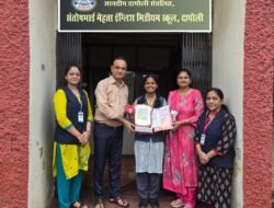 दापोली : जान्हवी देवघरे हिचा जिल्हास्तरीय वक्तृत्व स्पर्धेत प्रथम क्रमांक