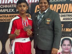 शृंगारतळी : साईम माळगुंडकरची राज्यस्तरीय किक बॉक्सिंग स्पर्धेत दमदार कामगिरी, 2 रौप्य पदके पटकावली