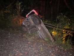 मंडणगड : शेनाळे घाटात कारचा भीषण अपघात