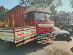 रत्नागिरी : जेल नाका येथे तिहेरी अपघात; वाहतुकीवर परिणाम