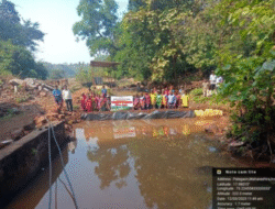 मंडणगड : पाले ग्रामपंचायतीने सहा विजय वनराई बंधाऱ्यांची केली उभारणी