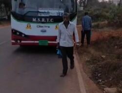 दापोली : आधुनिक ई-बसला तांत्रिक ब्रेक! दापोली–खेड मार्गावर गोंधळ