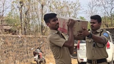 चिपळूण : विदेशी मद्याची अवैध वाहतूक, 5.86 लाखांचा मुद्देमाल जप्त