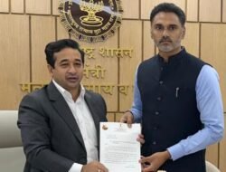 दापोलीतील हर्णे बंदराला सागरी रो-रो सेवेचा थांबा मिळावा राज्यमंत्री योगेश कदम यांची मंत्री नितेश राणेंकडे मागणी