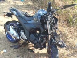 देवरुख : पाटगाव येथे दुचाकीची ट्रॅव्हल्सला धडक एक गंभीर जखमी