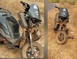 रत्नागिरी : धोकादायक वळणावर भीषण अपघात, दुचाकीस्वारासह महिला आणि लहान मूल जखमी