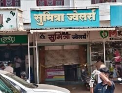रत्नागिरी : मारुती मंदिर येथे सुमित्रा ज्वेलर्स दुकान फोडून चांदी लंपास