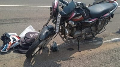 लांजा : तालुक्यात भीषण अपघात; दुचाकी-टँकर धडकेत 23 वर्षीय तरुणाचा जागीच मृत्यू