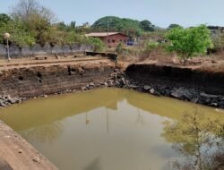 दापोलीत प्रशासनाचे दुर्लक्ष; नर्सरी रोडवरील विसर्जन तलावाची दुरवस्था