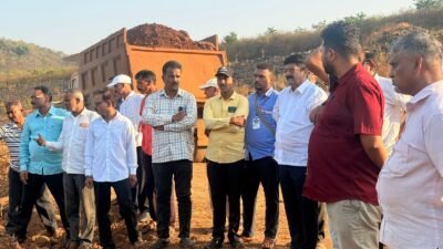 चिपळूण : डेरवण-राजेवाडी धरण दुरुस्तीला वेग; 14.99 कोटींच्या कामाची आमदार शेखर निकम यांच्याकडून सखोल पाहणी