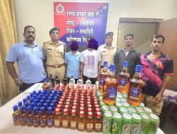 रत्नागिरी : जनशताब्दी एक्स्प्रेसमध्ये अवैध मद्य वाहतूक उघड; 191 बाटल्या जप्त, दोन प्रवासी अटकेत