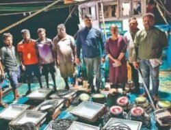 रत्नागिरी : एलईडी बेकायदा मासेमारीवर धडक कारवाई; ‘भराडी प्रसन्न’ नौका जप्त