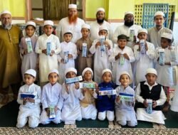 शृंगारतळी : पहिल्यांदा रोजा ठेवणाऱ्या चिमुरड्यांचा सन्मान