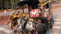 रत्नागिरी : नाणीज येथे भीषण अपघात; ट्रॅक्टरवर रिक्षा आदळल्याने चालक ठार, दोन महिला गंभीर जखमी
