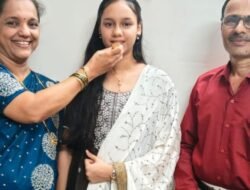 चिपळूण : युनायटेड इंग्लिश स्कूलमध्ये स्वरांगी जोशी 98.80 टक्के गुण मिळवत शाळेत प्रथम