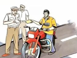 शृंगारतळी : रस्त्यावर वाहने उभी करून वाहतूक कोंडी करणाऱ्या तीन चालकांवर पोलिसांची कारवाई