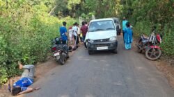 दापोली : साखलोली येथे इको आणि दुचाकीची धडक, दोघे गंभीर जखमी