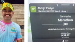 रत्नागिरी : कॉम्रेड मॅरेथॉनमध्ये रत्नागिरीच्या अभिजित पड्याळ यांची दमदार कामगिरी, 90 किमी अंतर पूर्ण