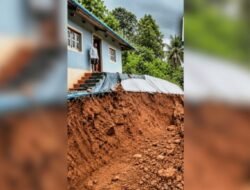 संगमेश्वर : मुंबई-गोवा महामार्गाच्या रुंदीकरणामुळे माभळे गावात घरांना धोका, दरड कोसळण्याची भीती वाढली