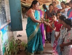दाभोळच्या जि.प. कन्या शाळेत उत्साहात प्रवेशोत्सव, चिमुकल्यांचे उत्साहात स्वागत