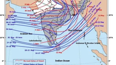 रत्नागिरी जिल्ह्यात पावसाचा जोर वाढला, 24 तासांत 103.52 मिमी सरासरी पाऊस, 5 जुलैपर्यंत ऑरेंज अलर्ट