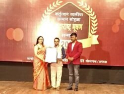 दापोली : डॉ. प्रशांत परांजपे यांना २०२६ चा ‘राष्ट्रीय गौरव पुरस्कार’, पर्यावरण आणि सामाजिक कार्याचा सन्मान