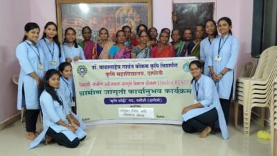 दाभोळ : वणौशीत ‘कृषी स्नेही’ समूहाचे अनोखे प्रात्यक्षिक; उपयुक्त व उपद्रवी कीटकांची शेतकऱ्यांना शास्त्रशुद्ध माहिती