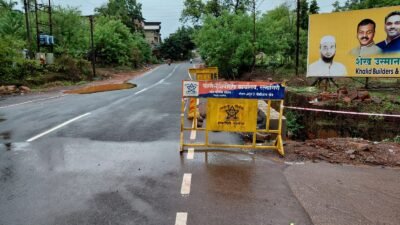 दापोली-खेड महामार्गावरील मोरीला भगदाड; ‘कोकण कट्टा न्यूज’च्या बातमीनंतर प्रशासनाची तात्काळ दखल