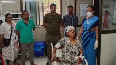 संगमेश्वर : देवरुखमध्ये घरात घुसलेल्या बिबट्याचा महिलेवर हल्ला, 60 वर्षीय महिला जखमी, अर्धा तास बिबट्याशी झुंज देत महिलेने दाखवले धाडस