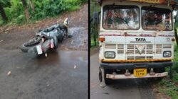 देवरुख : कोसुंब-ताम्हाने मार्गावर ट्रक-दुचाकीचा भीषण अपघात, आंबवलीतील तरुणाचा जागीच मृत्यू, प्रतीक सावंत यांचा दुर्दैवी मृत्यू
