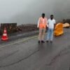 रत्नागिरी : आंबा घाटात अवजड वाहनांना बंदी; मुसळधार पावसामुळे रस्त्याला भेगा, जिल्हाधिकाऱ्यांचे तातडीचे आदेश