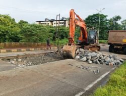 चिपळूण : मुंबई-गोवा महामार्गावरील सावर्डेतील धोकादायक खड्ड्याची अखेर कायमस्वरूपी दुरुस्ती
