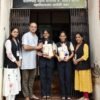 दापोली : वक्तृत्वाच्या बळावर जिल्हास्तरावर दापोलीच्या विद्यार्थिनींची चमक, जान्हवी देवघरे तृतीय, रिद्धी चोगलेला उत्तेजनार्थ