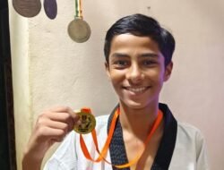 चिपळूण : स्वर घागची तायक्वांदोमध्ये सुवर्ण झेप, जिल्हास्तरीय स्पर्धेसाठी निवड