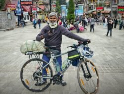 दापोली : दापोली ते हिमालय! अभिजीत मयेकर यांनी एकट्याने सायकलवरून 400 हून अधिक किमीची सोलो सायकल मोहीम यशस्वी