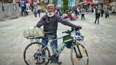 दापोली : दापोली ते हिमालय! अभिजीत मयेकर यांनी एकट्याने सायकलवरून 400 हून अधिक किमीची सोलो सायकल मोहीम यशस्वी