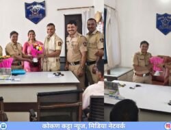 दाभोळचे सहाय्यक पोलीस निरीक्षक अमोल गोरे यांची मुंबईला बदली, पावणे तीन वर्षांच्या सेवेनंतर दाभोळमधून निरोप, मनमिळावू स्वभाव, पत्रकारांशी समन्वय आणि सहकार्याची भूमिका यामुळे अमोल गोरे यांची वेगळी ओळख