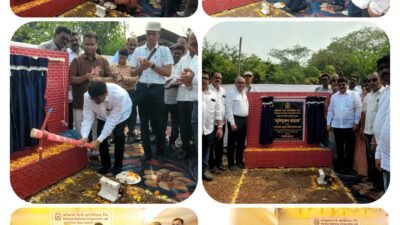 चिपळूण : सावर्डे रेल्वे स्थानकाच्या विकासाला नवी गती! पादचारी पुलाचे भूमिपूजन, बुकिंग सेंटर आणि रेल्वे थांब्यांसाठी शेखर निकम यांचा पाठपुरावा