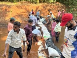 गुहागर : नरवणकरांचा जलसंधारणाचा निर्धार! अवघ्या अर्ध्या दिवसात श्रमदानातून दोन बंधारे, गावकऱ्यांची एकजूट