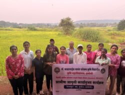 दापोली : भातपिकासाठी युरिया व्यवस्थापनाचे प्रात्यक्षिक; सहा प्रयोगशील शेतकऱ्यांना मार्गदर्शन